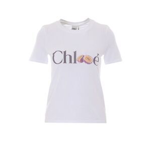 Chloe' Women Chloe' Logo T-Shirt With Passion Fruit Print